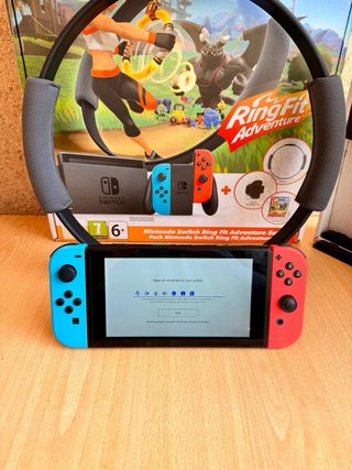 Nintendo Switch V2 + RingFit Aventura + Accesorios