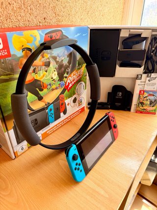 Nintendo Switch V2 + RingFit Aventura + Accesorios