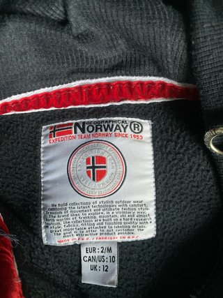 Sudadera Geographical Norway con capucha