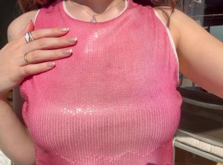 Vestido rosa lentejuelas