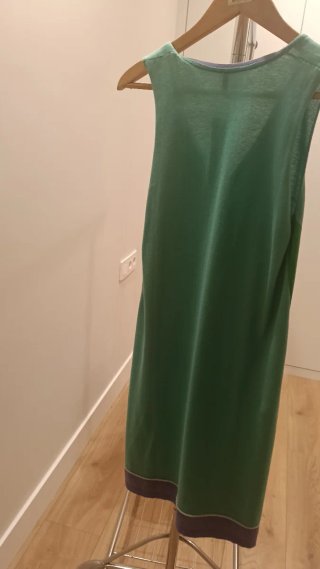Vestido verde Benetton