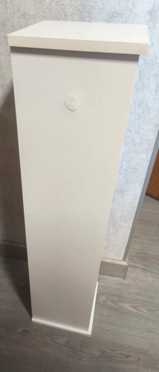 Armario estrecho blanco madera