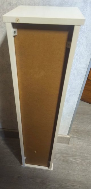 Armario estrecho blanco madera