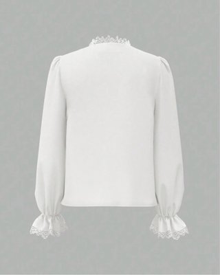 Camisa blanca con encaje SIN ESTRENAR