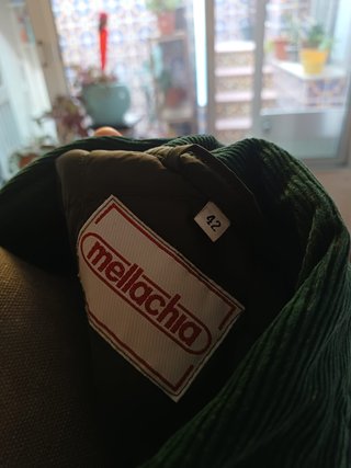 Chaqueta acolchada de caza verde