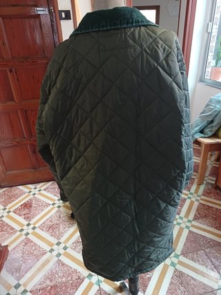 Chaqueta acolchada de caza verde