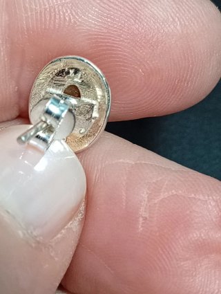 Pendientes Plata Ley Ojo Tigre