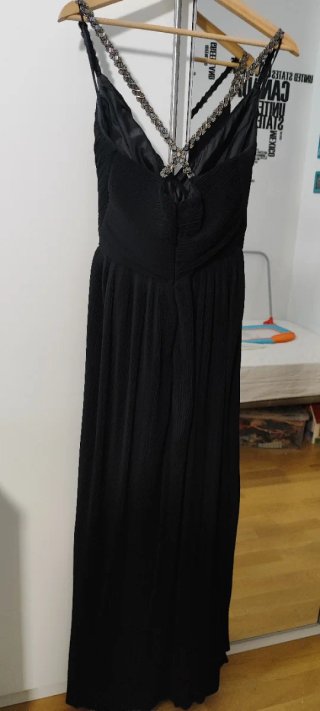 Vestido largo fiesta/boda negro