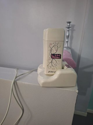LIM WAX Depiladora Eléctrica Beige y Rosa