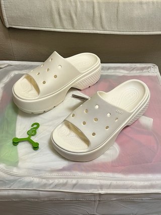 Ciabatte Crocs Platform Bianche Tg 39/40