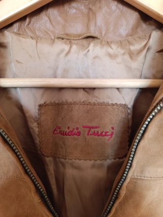 Chaqueta Emidio Tucci Piel Caprina Marrón