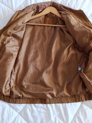 Chaqueta Emidio Tucci Piel Caprina Marrón