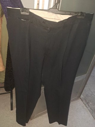Lote 2 Pantalones Italianos Talla 44 Negros