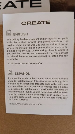 Ventilador de techo madera y blanco