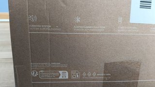 Ventilador de techo madera y blanco