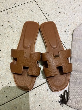 Ciabatte Hermes marroni
