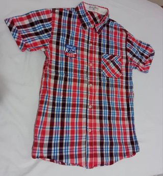 Camisa a cuadros infantil