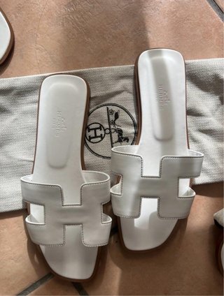 Ciabatte Hermes Donna Bianche