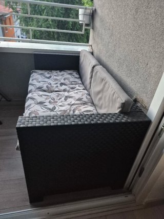 Muebles de jardín tela y metal