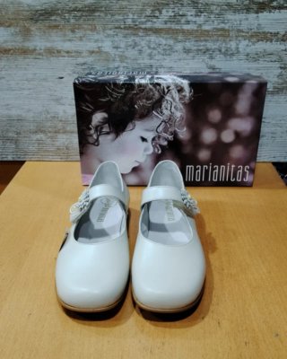 Zapatos niña Marianitas  beig, 35 y 36 nuevos