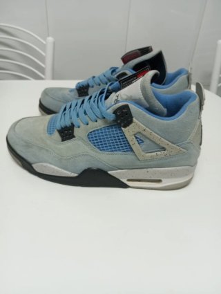 Zapatillas Jordan niño azul/gris