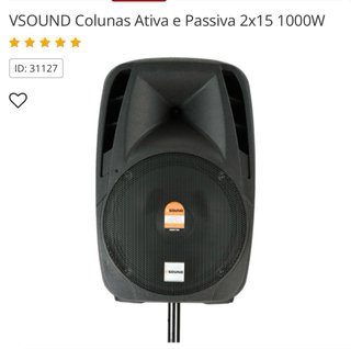 Altavoces Vsound 15' 1000W con trípodes