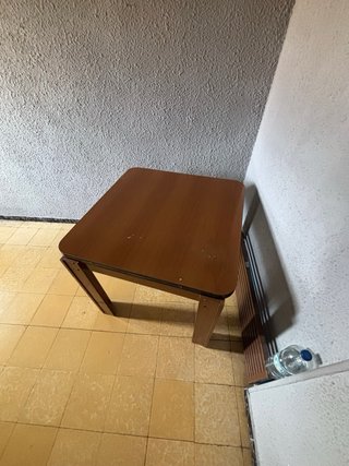 Mesa de comedor extensible de madera