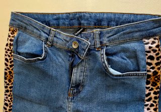 Pantalones jeggins Calzedonia con estampado animal