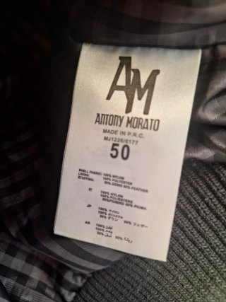 Abrigo acolchado Antony Morato amarillo