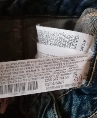 Falda pantalón vaquera talla 34