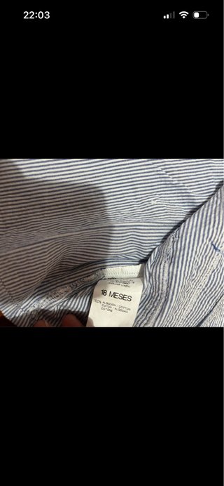 Camisa Dolce Petit Rayas