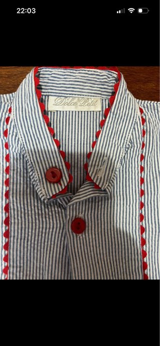 Camisa Dolce Petit Rayas
