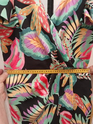 Vestido fiesta estampado floral Emma Nicolas Talla