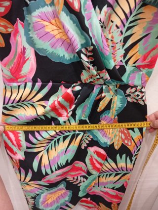 Vestido fiesta estampado floral Emma Nicolas Talla