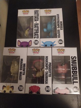 Lote 5 Figuras Funko Pop! Pokémon