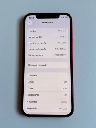 iPhone 12 128GB Rosso