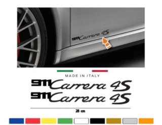 Adesivi Porsche 911 Carrera 4S Made in Italy