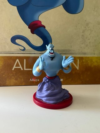 Lote libro y figura Aladdín Disney
