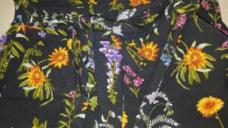 Shorts fluidos con estampado floral