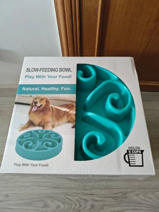 Comedero lento para perros