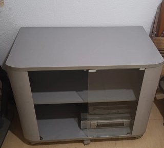 Mueble TV auxiliar gris