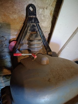 Cisterna grande de juguete para tractor