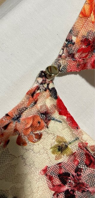 Camiseta floral encaje ANTEA Talla 46