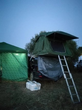 Tienda de techo para coche 4x4
