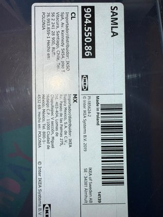 Caja Samla Ikea Transparente