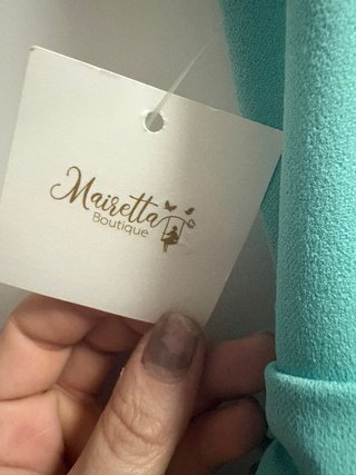 Vestido de evento verde azulado