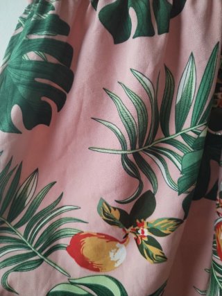 Mono Shein palmeras y fruta