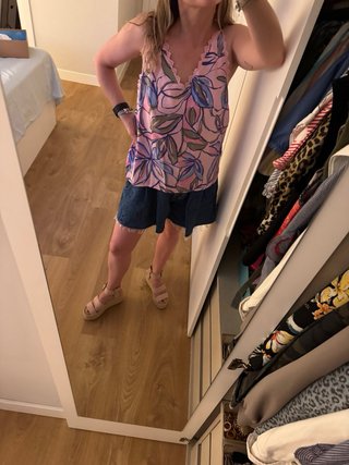 Camiseta tirantes Grace & Mila floral