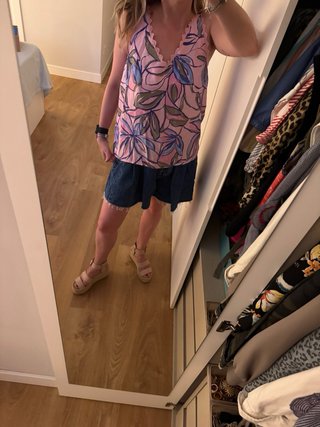 Camiseta tirantes Grace & Mila floral