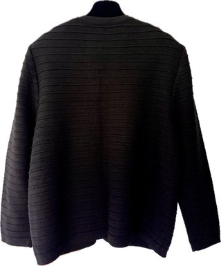 Chaqueta Lana Entretiempo Negra